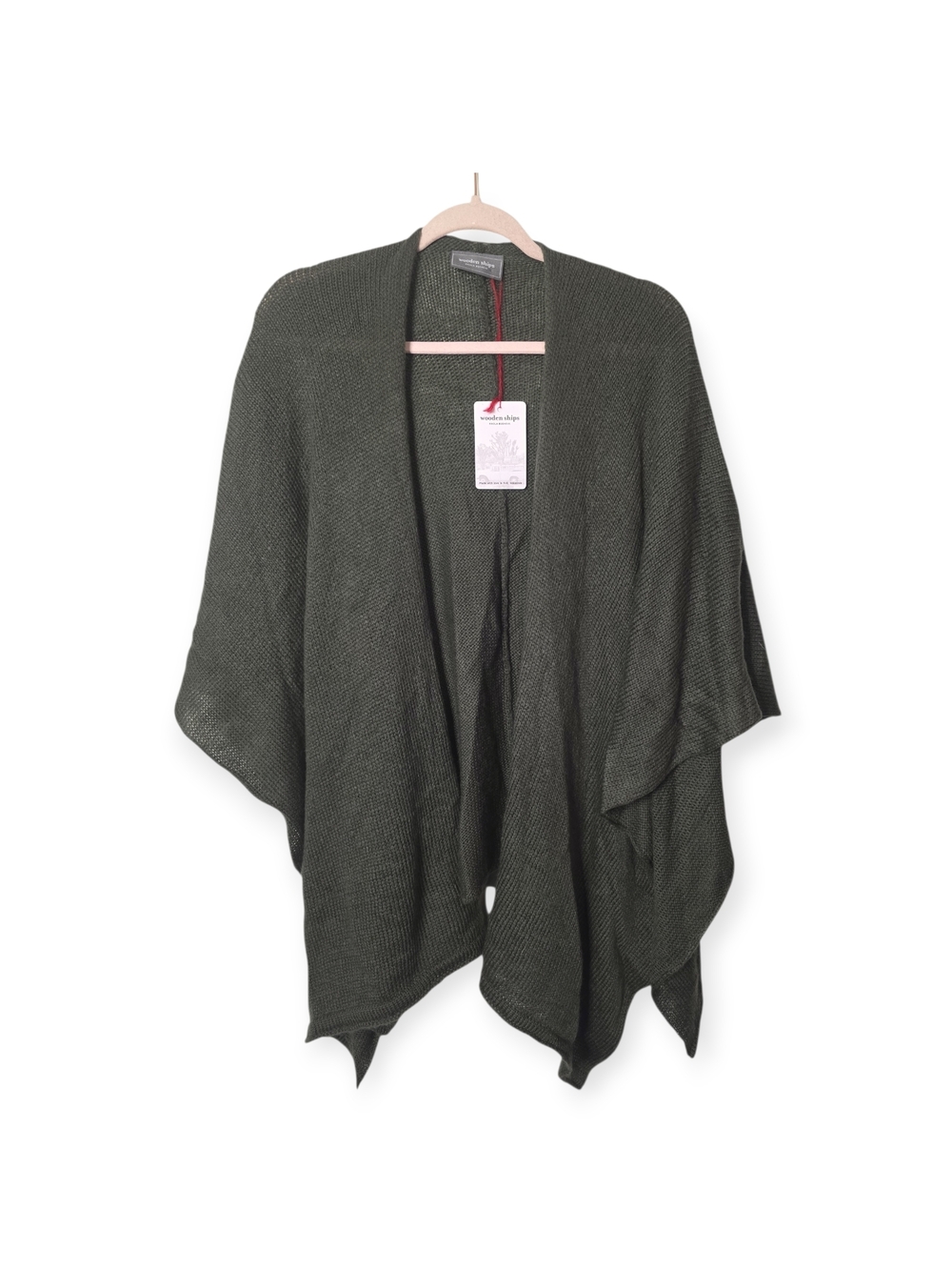 Women's NWT Wooden Ships Sarape Lightweight Waxed Loden in green, medium/large
